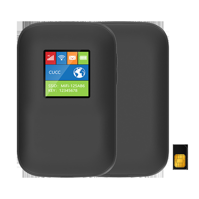 Router 4G Seluler 2700mAh-3000mAh Dengan Layar Hitam Tidak Terkunci