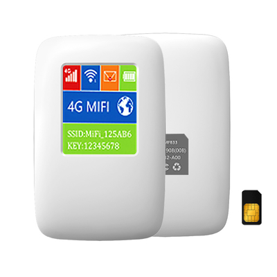 Masa Pakai Baterai Panjang 3000mAh Mobile 4G Router Wireless Pocket WiFi Untuk Bepergian