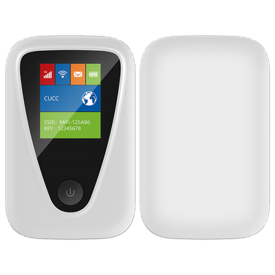 Router WiFi Seluler Tidak Terkunci Hitam Putih 4G Dengan Kartu SIM