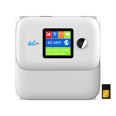 Tidak Terkunci Portabel 4G WIFI Router Pocket MiFi Nirkabel Dengan Layar LCD Slot Kartu Sim