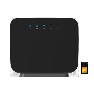 Rumah CPE 4G Lte Indoor Router Dengan Slot Kartu SIM Antena Eksternal Ganda Untuk Kantor