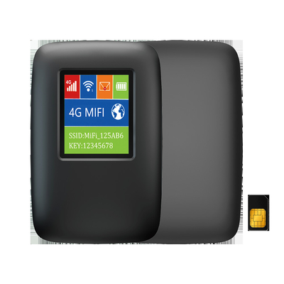 2700mAh-3000mAh 4G Lte MiFi Router 150Mbps 4G Mobile WiFi Hotspot 15 Perangkat Dengan Layar LCD