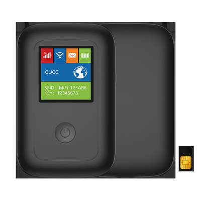 3000mAh Home 4G WIFI Router Dengan Layar LCD Perjalanan CE
