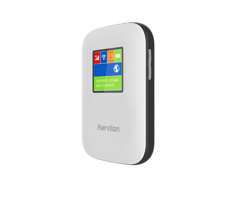 Router 4G Seluler 2700mAh-3000mAh Dengan Layar Hitam Tidak Terkunci