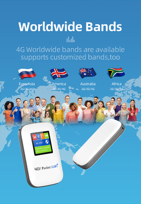 Router 4G Seluler MIFI Dengan Modem WiFi Saku Layar 2700mAh-3000mAh Tidak Terkunci