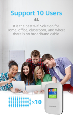 Router 4G Seluler MIFI Dengan Modem WiFi Saku Layar 2700mAh-3000mAh Tidak Terkunci