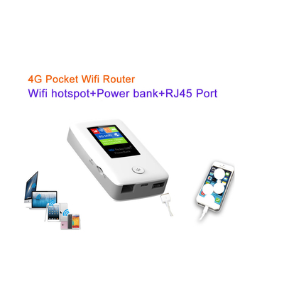 4G Pocket WIFI Hotspot Mobile WiFi Router Mendukung VPN Terbuka Dengan Slot SIM