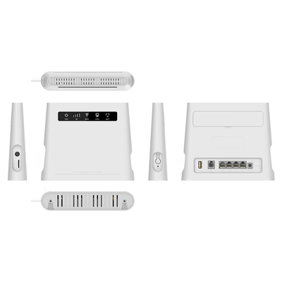 Cat6 LTE CPE ZTE Chipset 4G Router Rumah VOLTE TR069 11AC RJ11 Agregasi Operator Wifi 6