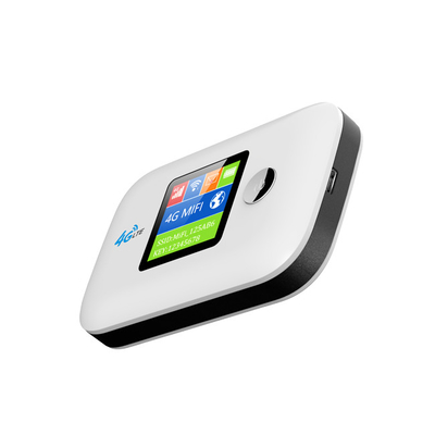 Tidak Terkunci Portabel 4G WIFI Router Pocket MiFi Nirkabel Dengan Layar LCD Slot Kartu Sim