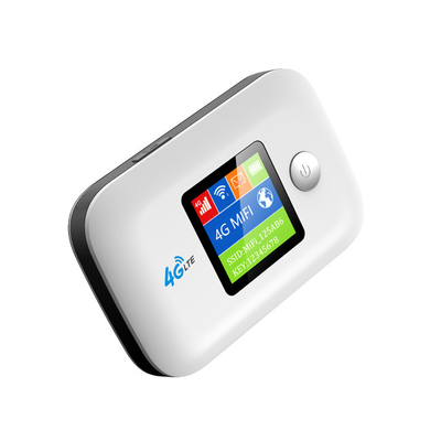 Tidak Terkunci Portabel 4G WIFI Router Pocket MiFi Nirkabel Dengan Layar LCD Slot Kartu Sim