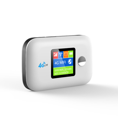 Tidak Terkunci Portabel 4G WIFI Router Pocket MiFi Nirkabel Dengan Layar LCD Slot Kartu Sim