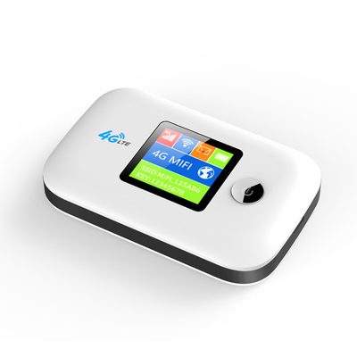 Tidak Terkunci Portabel 4G WIFI Router Pocket MiFi Nirkabel Dengan Layar LCD Slot Kartu Sim