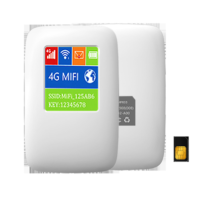 Cat4 150Mbps MiFi Mobile 4G Router Antarmuka USB Mengisi Baterai 3000MAh Tidak Perlu Konfigurasi