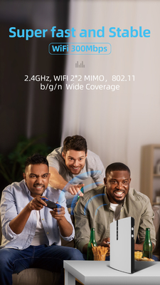 Kecepatan Tinggi 150Mbps Mobile Hotspot 4G Lte Router Untuk Perjalanan Baterai 2100mAh