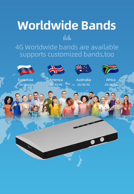 Kecepatan Tinggi 150Mbps Mobile Hotspot 4G Lte Router Untuk Perjalanan Baterai 2100mAh