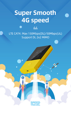 3G Portable Mobile 4G Router Pocket WiFi Car Dengan Slot Kartu Sim