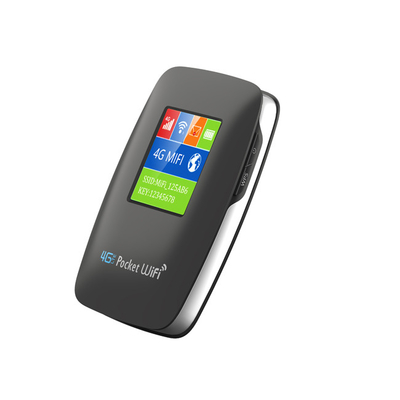 2700mAh-3000mAh 4G Lte MiFi Router 150Mbps 4G Mobile WiFi Hotspot 15 Perangkat Dengan Layar LCD