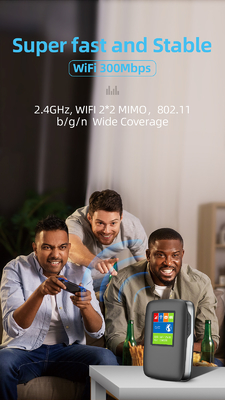 3000mAh 4G LTE Wireless MiFi Router WIFI Hotspot Dengan Layar LCD International Band